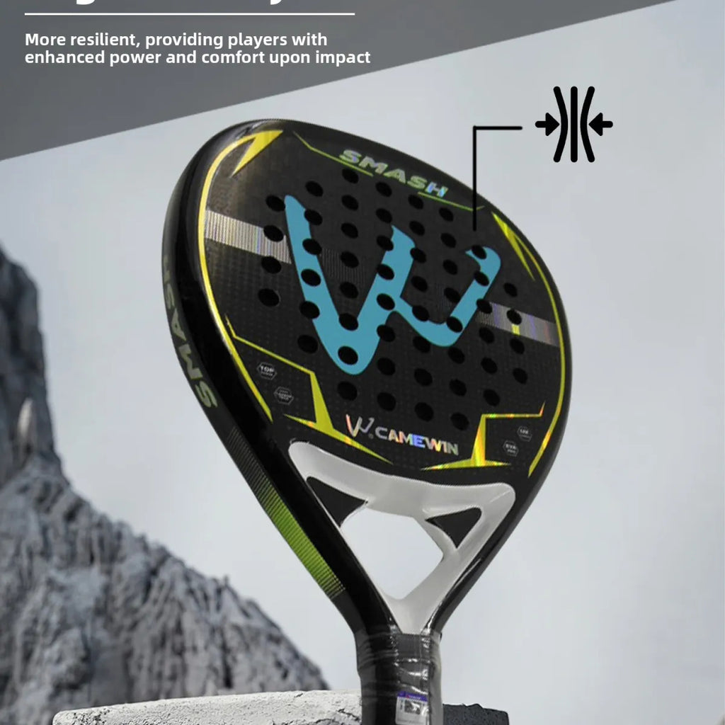 Professional 12K Carbon Fiber Padel Racket – Elite Competition Series