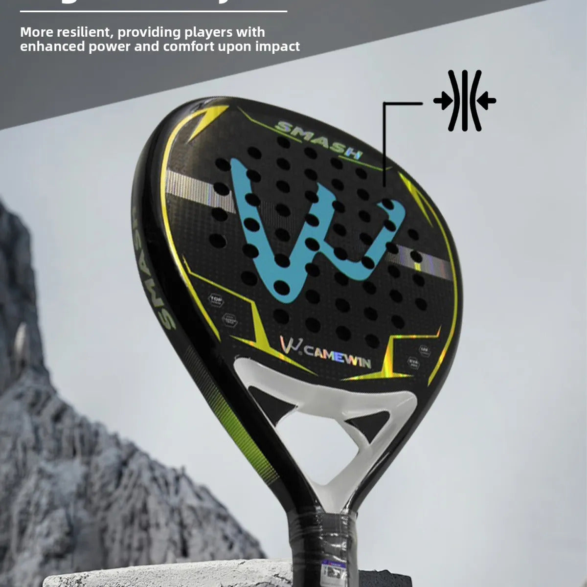 Professional 12K Carbon Fiber Padel Racket – Elite Competition Series