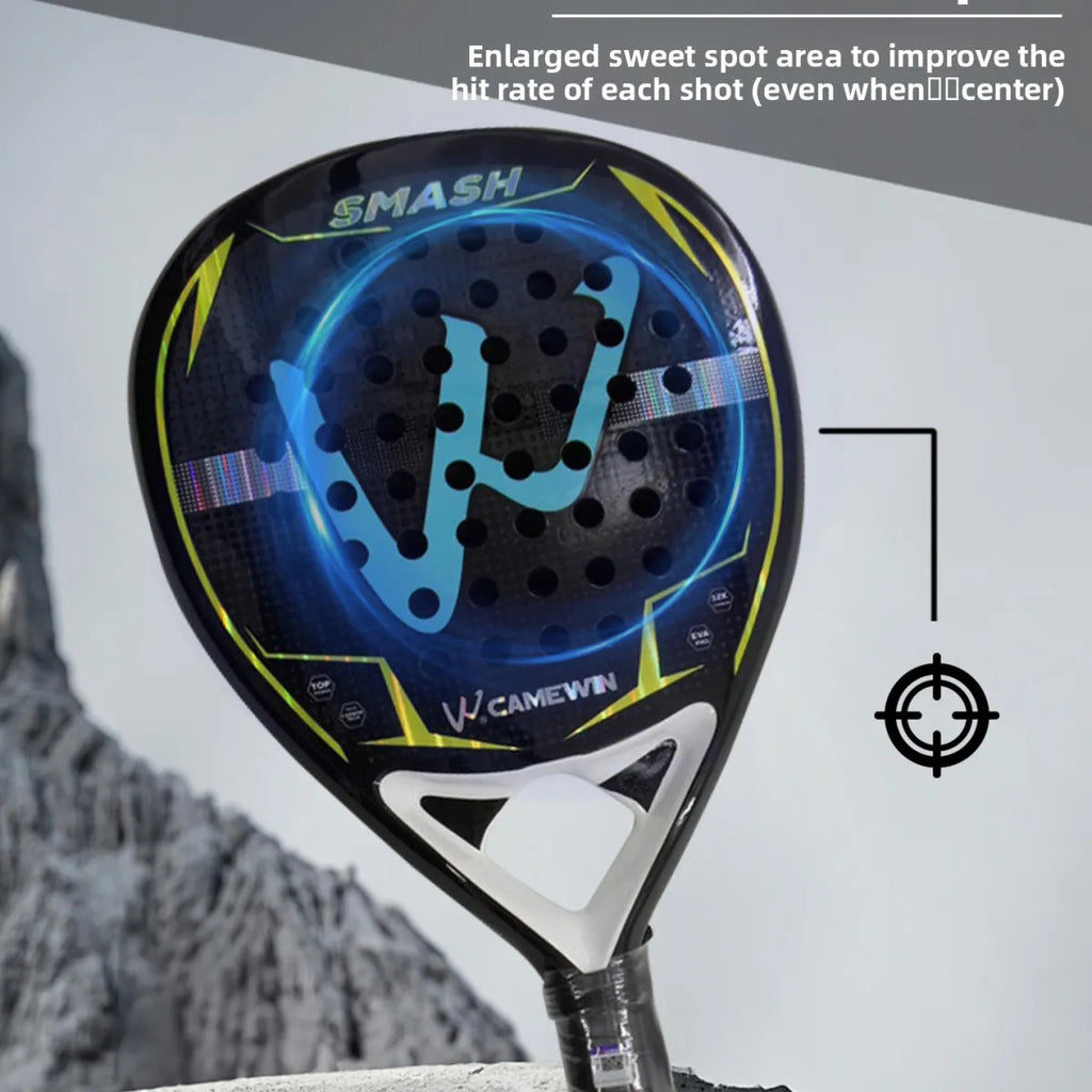 Professional 12K Carbon Fiber Padel Racket – Elite Competition Series